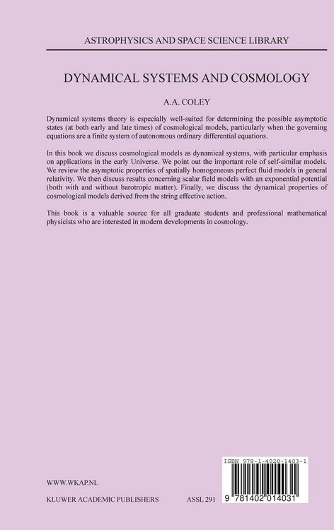 Produktbild: Dynamical Systems and Cosmology
