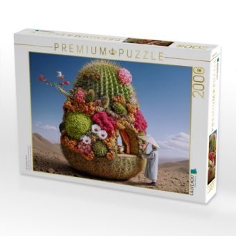 Produktbild: CALVENDO Puzzle W&uuml;stenbl&uuml;te deluxe | 2000 Teile Lege-Gr&ouml;&szlig;e 90x67cm Foto-Puzzle f&uuml;r gl&uuml;ckliche Stunden