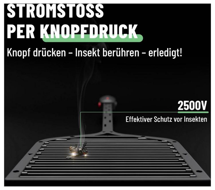 Produktbild: Greate 901019 Fliegenklatsche Strom (L x B x H) 510 x 105 x 33mm 1St.