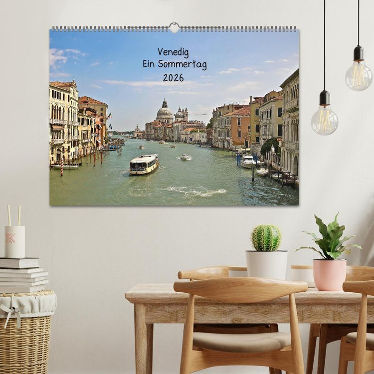 Produktbild: Venedig 2026 (Wandkalender 2026 DIN A2 quer), CALVENDO Monatskalender