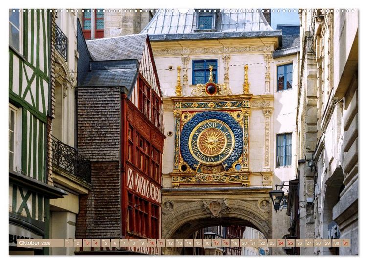 Produktbild: Normandie. Poesie in Frankreichs Norden (hochwertiger Premium Wandkalender 2026 DIN A2 quer), Kunstdruck in Hochglanz