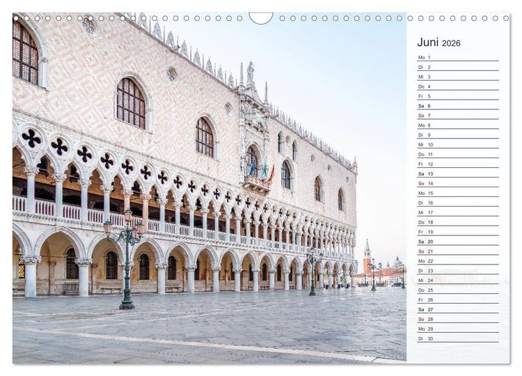 Produktbild: Venedig - Stille Momente (Wandkalender 2026 DIN A3 quer), CALVENDO Monatskalender