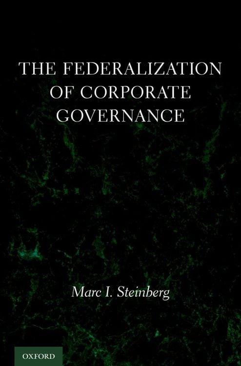 Produktbild: The Federalization of Corporate Governance