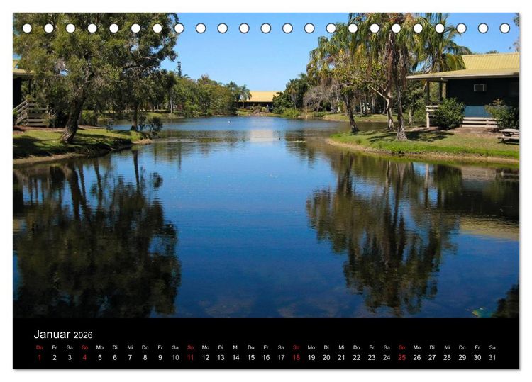Produktbild: Wildes Australien - Naturparadies 5. Kontinent (Tischkalender 2026 DIN A5 quer), CALVENDO Monatskalender
