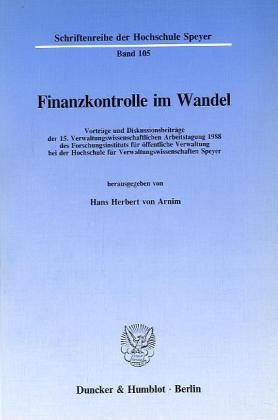 Produktbild: Finanzkontrolle im Wandel.