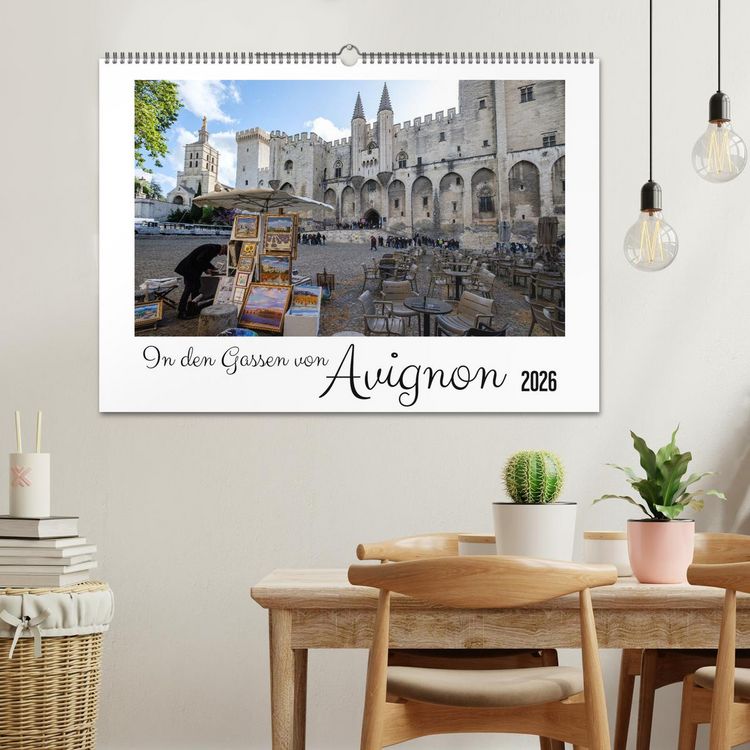 Produktbild: In den Gassen von Avignon (Wandkalender 2026 DIN A2 quer), CALVENDO Monatskalender