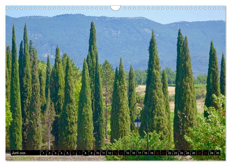 Produktbild: Luberon. Im Herzen der Provence (Wandkalender 2026 DIN A3 quer), CALVENDO Monatskalender