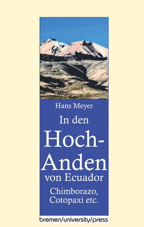 Produktbild: In den Hoch-Anden von Ecuador