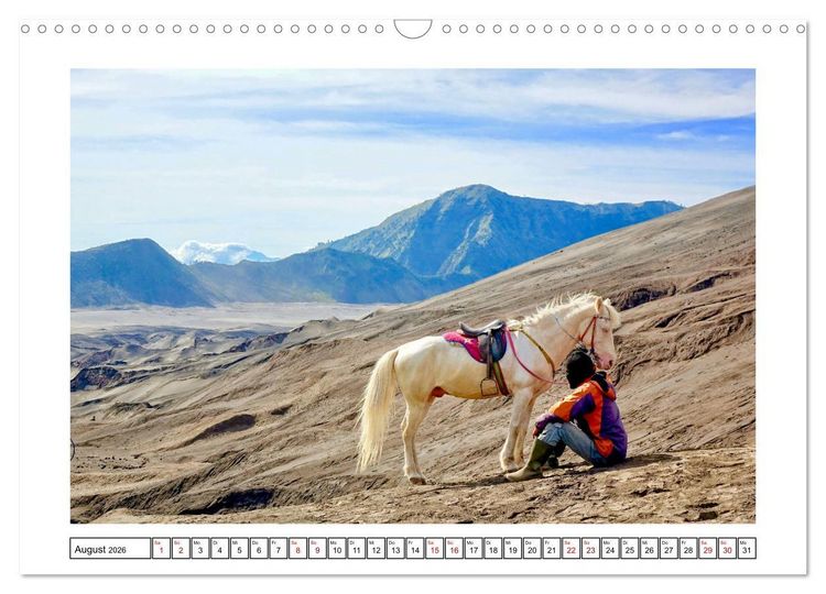 Produktbild: Indonesien. Bali - Java - Sulawesi (Wandkalender 2026 DIN A3 quer), CALVENDO Monatskalender