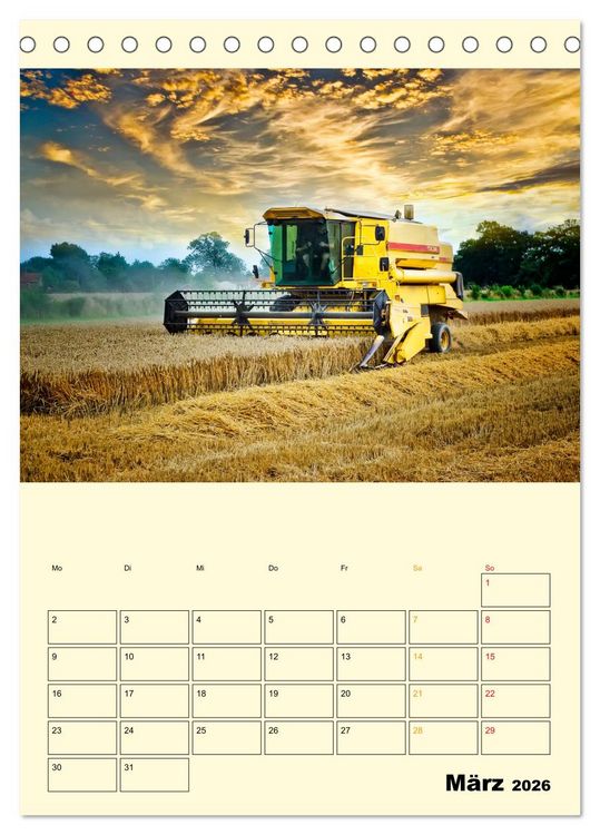 Produktbild: Landwirtschaft - digital in die Zukunft (Tischkalender 2026 DIN A5 hoch), CALVENDO Monatskalender
