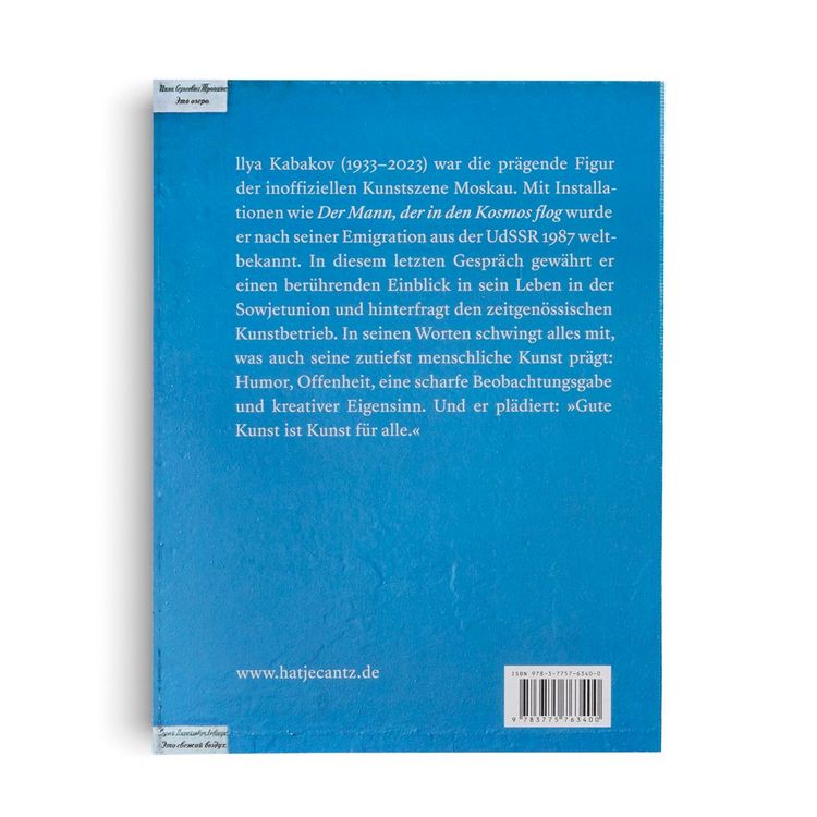 Produktbild: Ilya Kabakov. Brief in die Zukunft