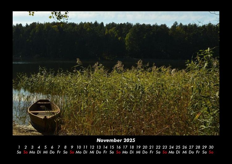 Produktbild: Landschaftskalender 2025 Fotokalender DIN A3