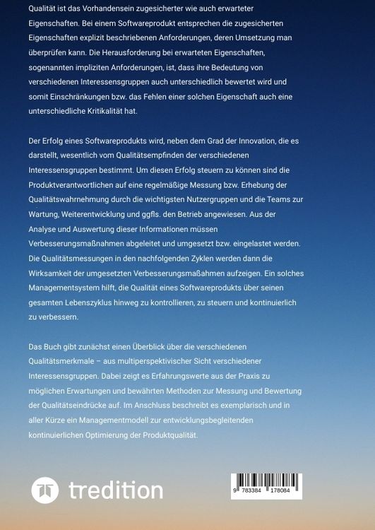 Produktbild: Multiperspektivische Betrachtung von Softwarequalit&auml;t