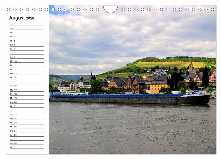 Produktbild: Der wundersch&ouml;nen Mosel entlang &ndash; Von Koblenz bis Trier (Wandkalender 2026 DIN A4 quer), CALVENDO Monatskalender