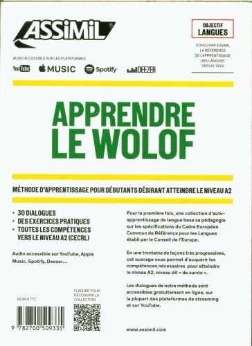Produktbild: Apprendre Le Wolof Niveau A2