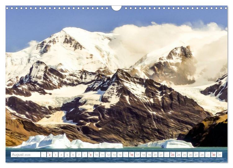 Produktbild: Antarktis - Das Reich der Pinguine (Wandkalender 2026 DIN A3 quer), CALVENDO Monatskalender