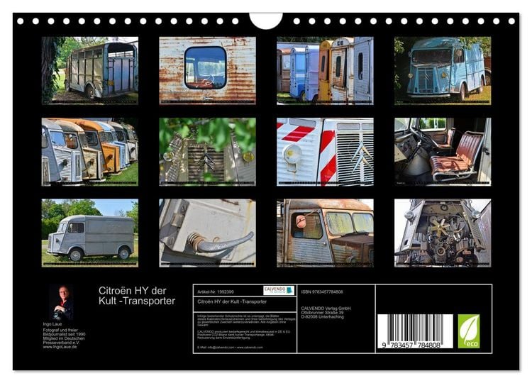 Produktbild: Citro&euml;n HY der Kult -Transporter (Wandkalender 2026 DIN A4 quer), CALVENDO Monatskalender