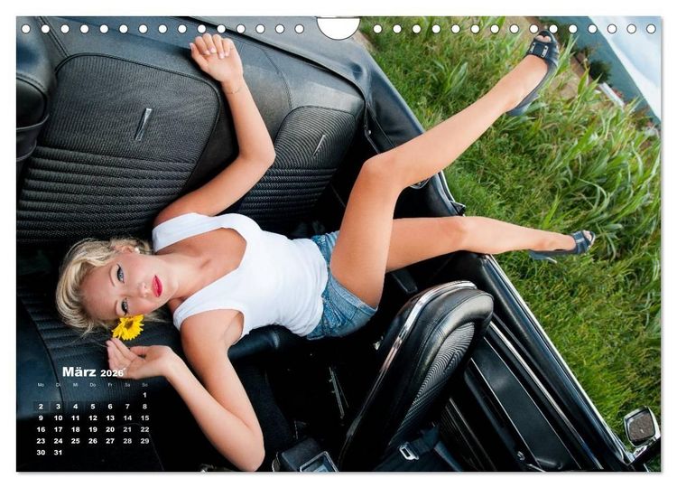 Produktbild: Pin Up Pia & Mustang '67 (Wandkalender 2026 DIN A4 quer), CALVENDO Monatskalender