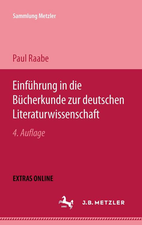 Produktbild: Einf&uuml;hrung in die B&uuml;cherkunde zur deutschen Literaturwissenschaft
