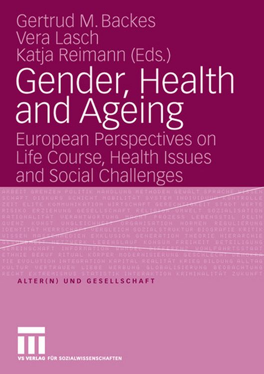 Produktbild: Gender, Health and Ageing
