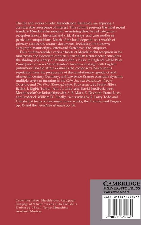 Produktbild: Mendelssohn Studies