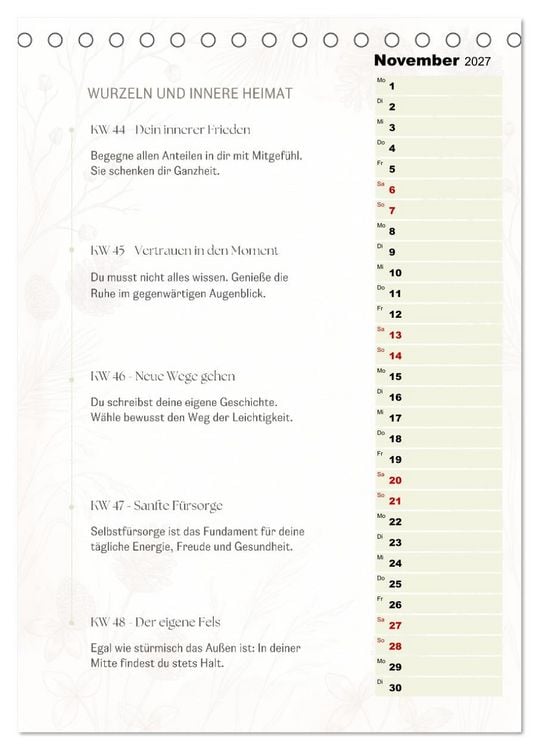 Produktbild: SEELENKOMPASS (Tischkalender 2027 DIN A5 hoch), CALVENDO Monatskalender