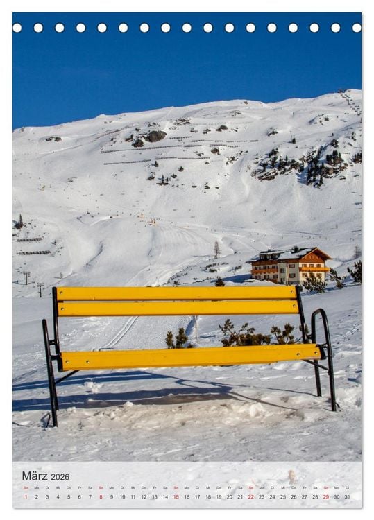 Produktbild: Es gr&uuml;&szlig;t Obertauern (Tischkalender 2026 DIN A5 hoch), CALVENDO Monatskalender
