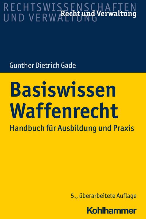 Produktbild: Basiswissen Waffenrecht