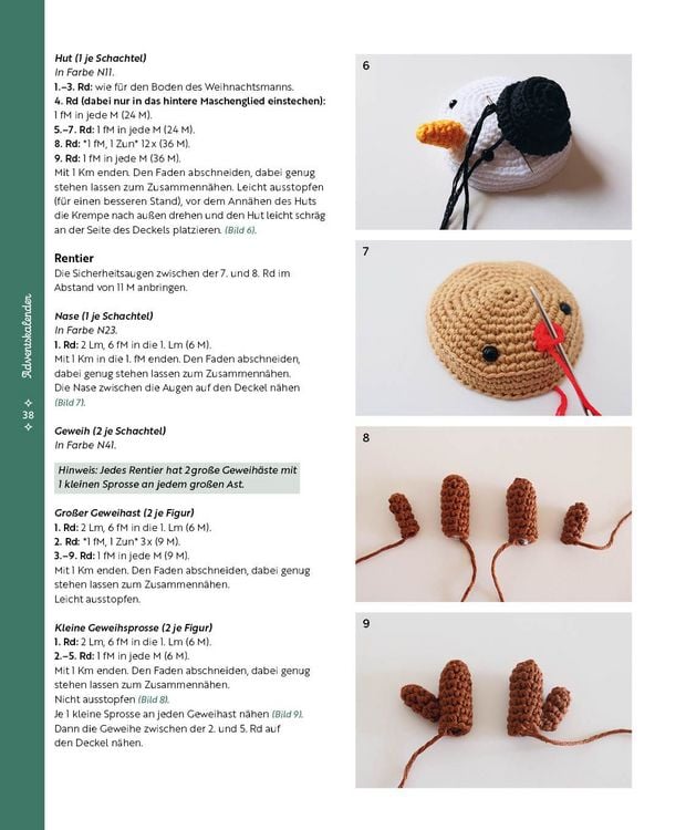 Produktbild: O du fr&ouml;hliche! Die gro&szlig;e Amigurumi-Christmas-Sammlung