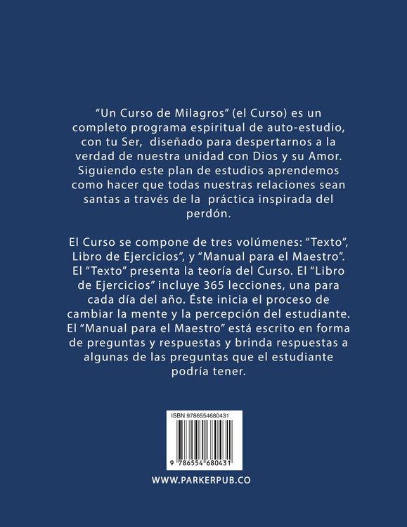 Produktbild: Un Curso de Milagros