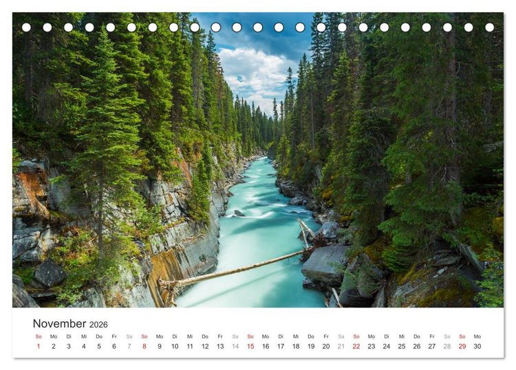 Produktbild: Kanada - Impressionen (Tischkalender 2026 DIN A5 quer), CALVENDO Monatskalender