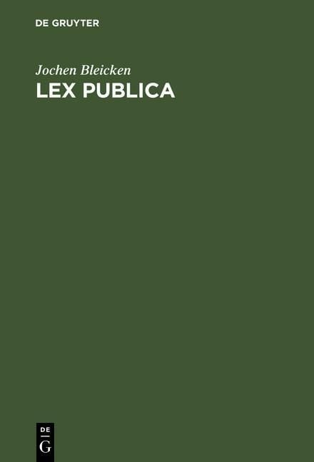 Produktbild: Lex publica