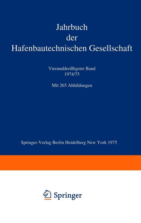 Produktbild: Jahrbuch der Hafenbautechnischen Gesellschaft