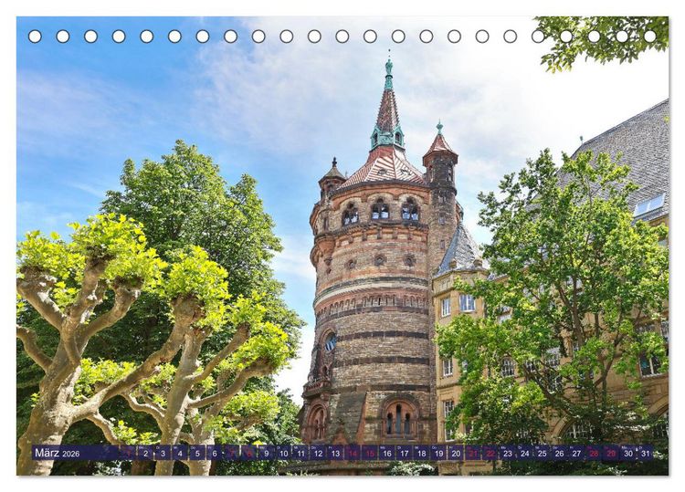 Produktbild: Worms - historisch und sagenhaft (Tischkalender 2026 DIN A5 quer), CALVENDO Monatskalender