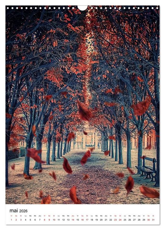 Produktbild: Visite de Paris (Calendrier mural 2026 DIN A3 horizontal), CALVENDO calendrier mensuel