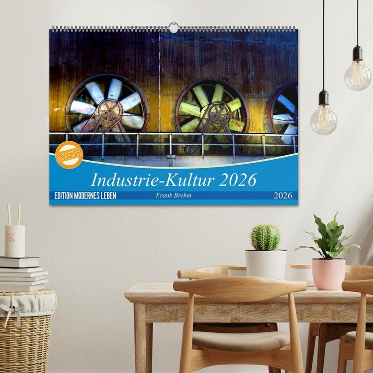 Produktbild: Industrie-Kultur 2026 (Wandkalender 2026 DIN A2 quer), CALVENDO Monatskalender