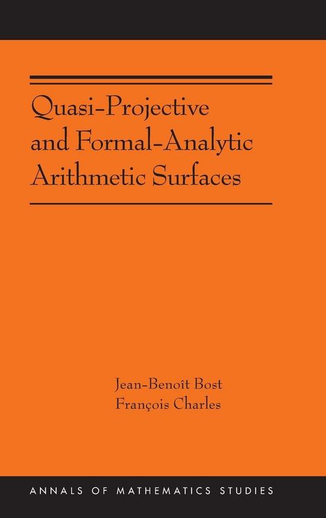 Produktbild: Quasi-Projective and Formal-Analytic Arithmetic Surfaces