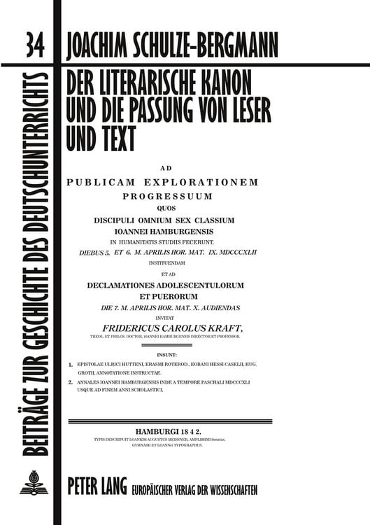 Produktbild: Der literarische Kanon und die Passung von Leser und Text