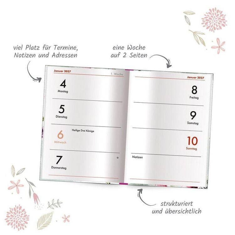 Produktbild: TR&Ouml;TSCH - Taschenkalender A7 Nature 2027