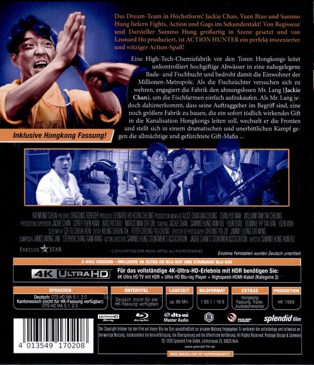 Produktbild: Action Hunter - Legacy Collection LTD. - 4K HDR 2-Disc Limited Edition (4K Ultra HD+Blu-ray)