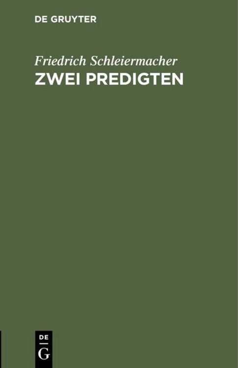 Produktbild: Zwei Predigten