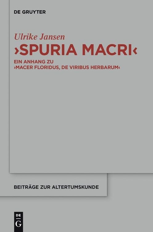 Produktbild: "Spuria Macri"