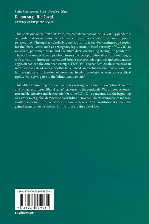 Produktbild: Democracy after Covid