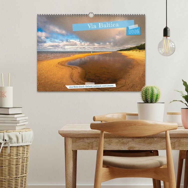 Produktbild: Via Baltica - eine Reise durch Estland, Lettland und Litauen (Wandkalender 2026 DIN A3 quer), CALVENDO Monatskalender