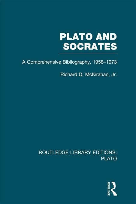 Produktbild: Plato and Socrates (RLE: Plato)