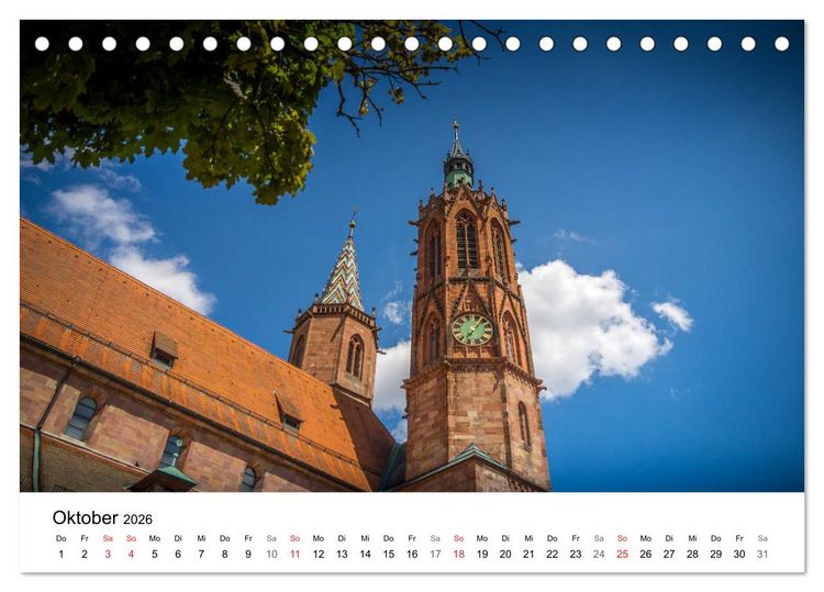 Produktbild: Villingen-Schwenningen - Impressionen einer Stadt (Tischkalender 2026 DIN A5 quer), CALVENDO Monatskalender