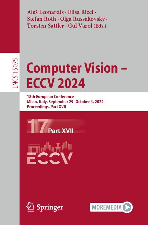 Produktbild: Computer Vision - ECCV 2024