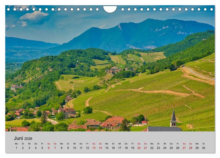 Produktbild: Streifzug durch Savoyen (Wandkalender 2026 DIN A4 quer), CALVENDO Monatskalender