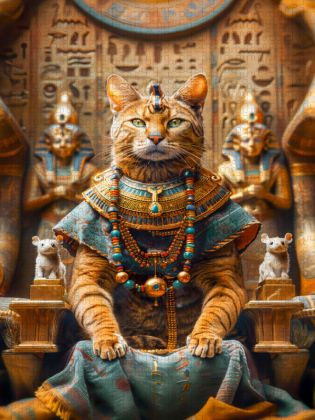 Produktbild: CALVENDO Puzzle Mauhotep Katze in der faszinierenden Welt der Pharaonen | 1000 Teile Lege-Gr&ouml;&szlig;e 64x48cm Foto-Puzzle f&uuml;r gl&uuml;ckliche Stunden