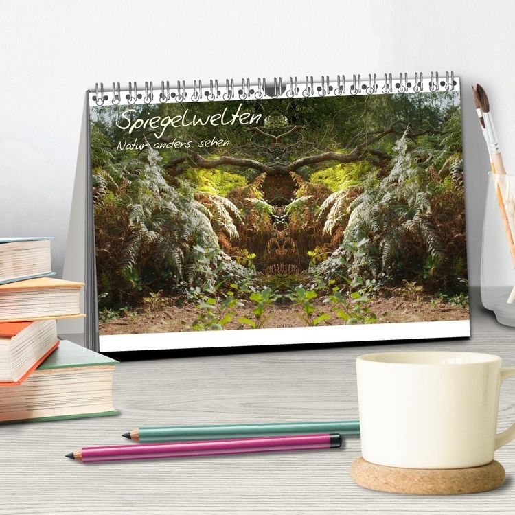 Produktbild: Spiegelwelten - Natur anders sehen (Tischkalender 2027 DIN A5 quer), CALVENDO Monatskalender